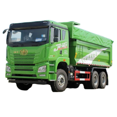 Auto usate 375 CV 6X4 5,6m Qingdao Jiefang JH6 Camion pesante Camion spazzatura