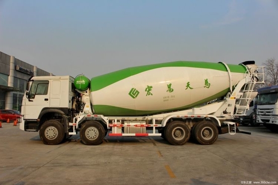 9.726L Capacità del motore National Heavy Duty Truck HOWO 8X4 Concrete Mixer Truck per il vostro