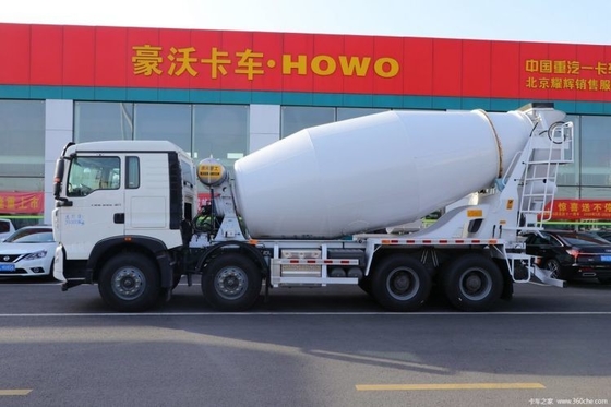 Boutique 340HP HOWO T5G 8X4 7.7 carrato camion di miscelazione del calcestruzzo per i mercati del paese