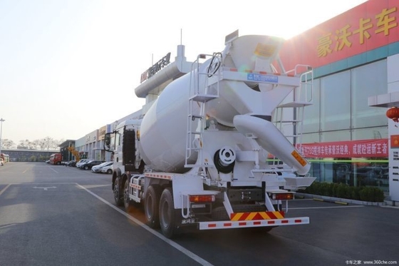 Boutique 340HP HOWO T5G 8X4 7.7 carrato camion di miscelazione del calcestruzzo per i mercati del paese