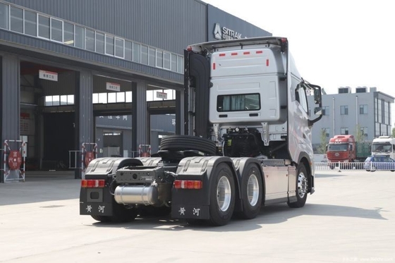 Capacità di carico elevata 570 CV Fiume Giallo X7 camion pesante 6X4 AMT trattore automatico 23 anni