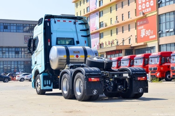Shaanxi Qi Delong X6000 4*2 6*6 6*4 371 375 CNG LNG Truck con trasmissione