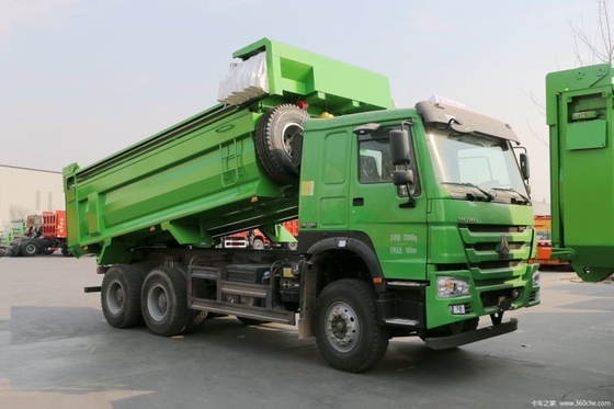 Truck pesante nazionale HOWO 6X4 371hp Dump truck per 2 passeggeri 10 pneumatici 340hp al massimo