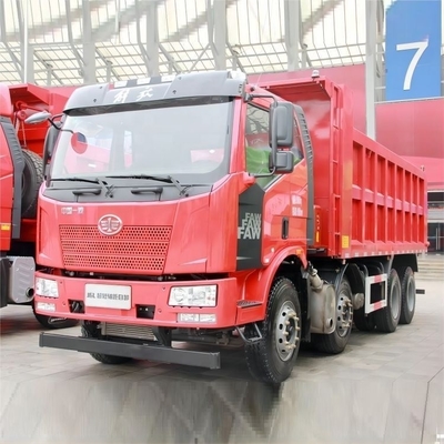 Hot FAW Jiefang J6L Camion pesante da 350 CV 8X4 6X4 375 CV Camion spazzatura con fotocamera posteriore a 360°