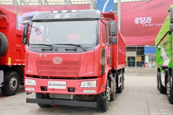 Hot FAW Jiefang J6L Camion pesante da 350 CV 8X4 6X4 375 CV Camion spazzatura con fotocamera posteriore a 360°