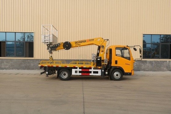 Potenza da 150 CV Boutique Howo di seconda mano 16-30m Camion aereo con gru camion