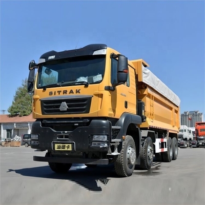 Camion pesante nazionale 8X4 375hp Camion spazzatura Shandeka SITRAK G7 Capacità del serbatoio 0km