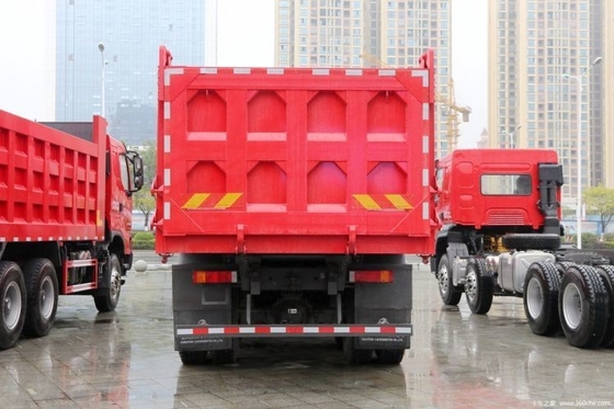 Dongfeng Liuqi Chenglong H70 di seconda mano 8X4 375hp 8.6m Dump Truck con potenza combinata