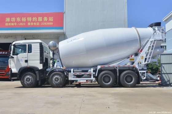 14000 Kg Popolare SinotruK HOWO TX 340 cavalli 8X4 7.5 Quadrato Concreto Mixer Truck