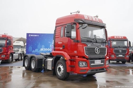 Shaanxi Automobile M3000S 6X4 Traction Truck Head 460HP ESC ≥ 600L Capacità del serbatoio del carburante