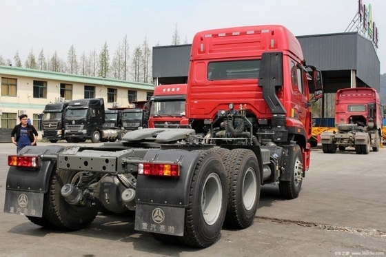 Euro 4 Hohan J7B Camione pesante 380 CV 6X4 Camione a testa di trattore con 2 numeri di cambio in retromarcia