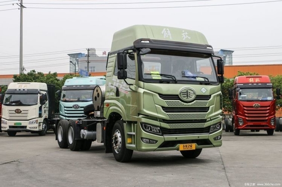 Qingdao Jiefang JH5 camion pesante 480 CV 6X4 trattori a GNL con Cruise Control ACC