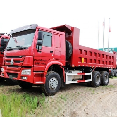 Touch screen utilizzato HOWO Camion pesante 340 CV 6X4 5,6m Camion spazzatura a 2 passeggeri