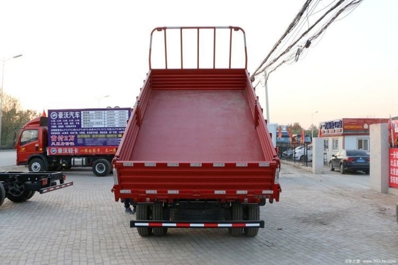 Boutique HOWO Humvee 129 CV 4X2 4.15m Dump Trucks con 100-200L di capacità del serbatoio del carburante