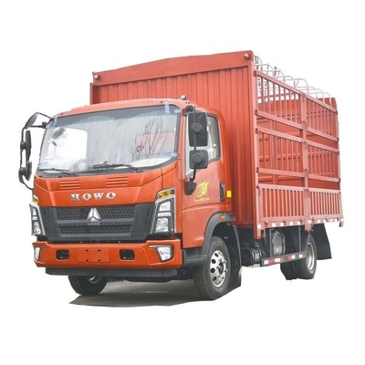 Dimensione del serbatoio di carico 4.15*2.45*2.3m Camion pesante HOWO Wang 4X2 160 HP Camion leggero a griglia