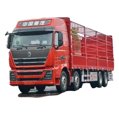 Camion pesante nazionale HOWO TH7 460HP 8X4 9,5m touch screen magazzino tipo griglia camion