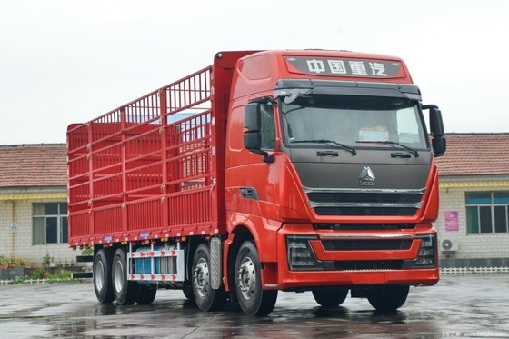 Camion pesante nazionale HOWO TH7 460HP 8X4 9,5m touch screen magazzino tipo griglia camion