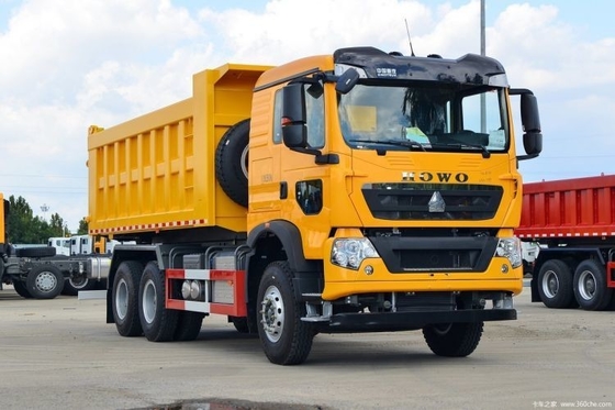 Motore WEICHAI 400 CV 6X4 6.3m Dump Truck per 2 passeggeri nel National Heavy Duty Truck