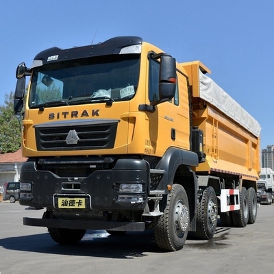 Trasmissione manuale Sinotruk Shandeka SITRAK G7W Camion pesante 400 CV 8X4 6.8m Dump Truck