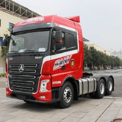 Serbatoio di carburante 700L Lega di alluminio Trinity Camion pesante 500 HP 6X4 Camion trattore a buon mercato