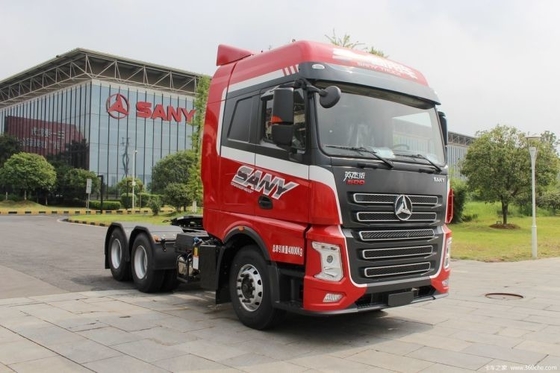 Serbatoio di carburante 700L Lega di alluminio Trinity Camion pesante 500 HP 6X4 Camion trattore a buon mercato