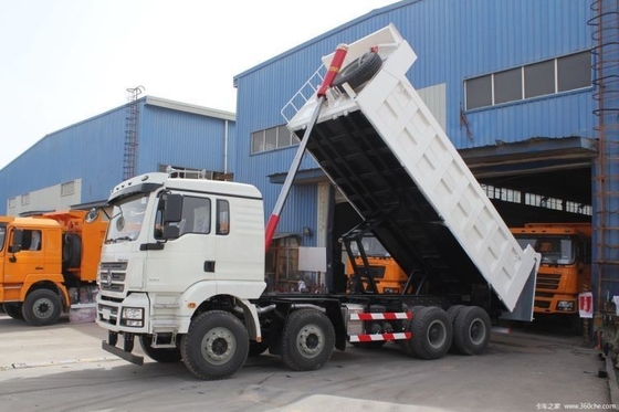 Shacman Delong M3000 350 CV 8X4 7.2m Dump Trucks Perfetto per i serbatoi di carico Lunghezza 6.2-8m