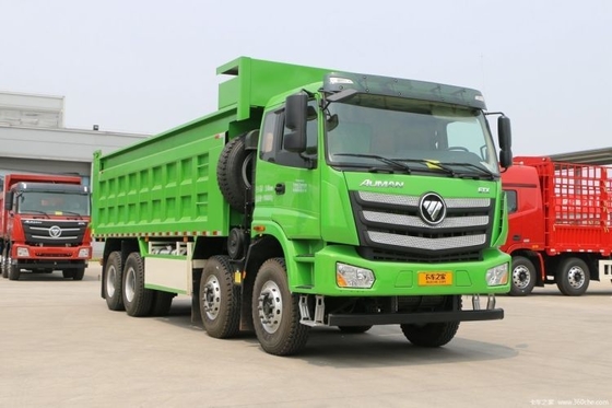 Tipo di guida a destra Camion pesante Foton Auman ETX 9 Serie 400 CV 8X4 7,4 m Camion spazzatura