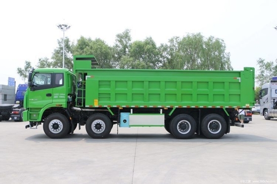 Tipo di guida a destra Camion pesante Foton Auman ETX 9 Serie 400 CV 8X4 7,4 m Camion spazzatura