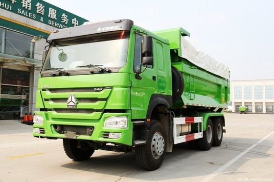Stock Usato HOWO 340 CV 6X4 5,6m Dump Trucks con ABS e 2 numero di cambio inverso