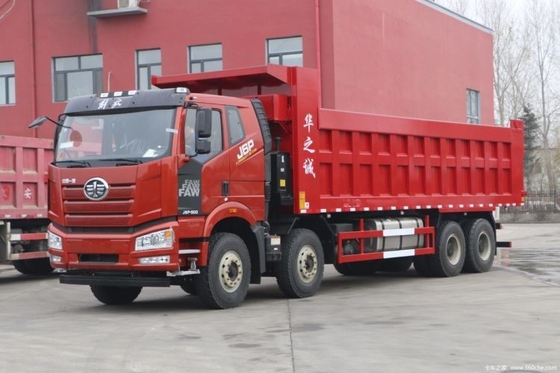 Cisterna di carico di 8 metri Faw Jiefang J6P Camion pesante 500 CV 8X4 Camionetto con motore Sitchai