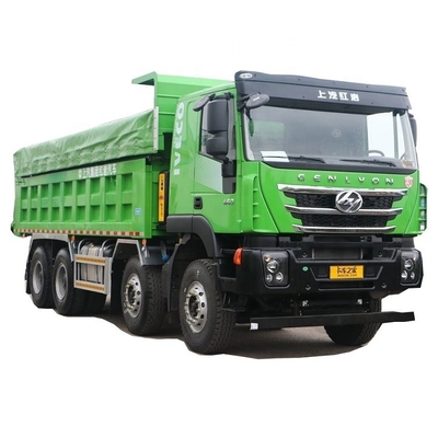 Hot Second Hand 0 Km Saic Hongyan Jieshi C6 460hp 8X4 6.7m AMT Automatic Dump Truck