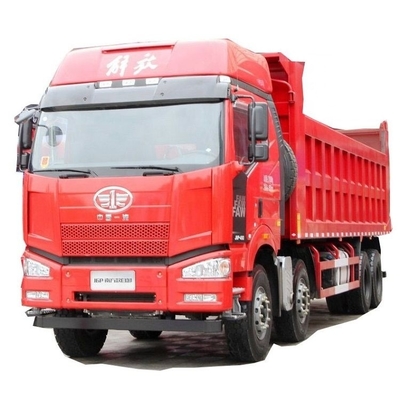 460 HP Faw Jiefang J6P Camion pesante 8X4 8,8m Camion spazzatura per lavori pesanti di costruzione