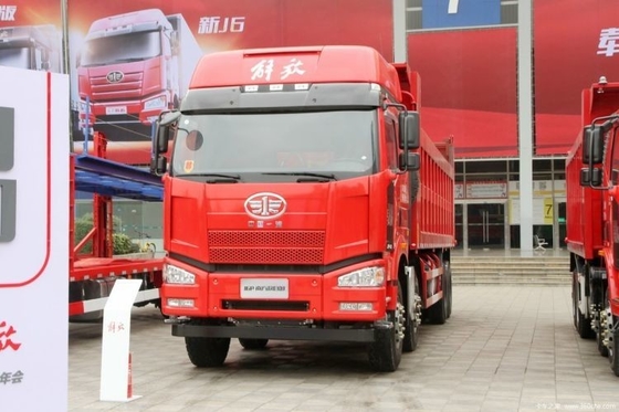 460 HP Faw Jiefang J6P Camion pesante 8X4 8,8m Camion spazzatura per lavori pesanti di costruzione