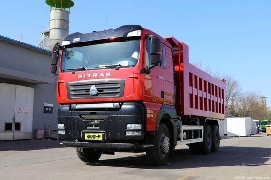 Camion pesante SITRAK G7 400 CV 6X4 Camion spazzatura con serbatoio di carico Dimensioni 5,8 * 2,35 * 1,5m