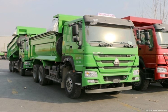 HOWO Camion pesante 340 CV 6X4 6 M Camion-dump con sospensione pneumatica e sistema multimediale