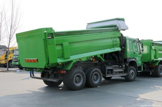 HOWO Camion pesante 340 CV 6X4 6 M Camion-dump con sospensione pneumatica e sistema multimediale