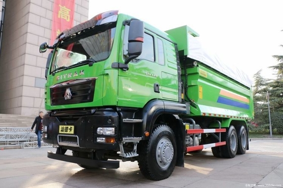 Camion pesante usato SITRAK G7H 6X4 Camion spazzatura con telecamera posteriore a 360° e sistema multimediale
