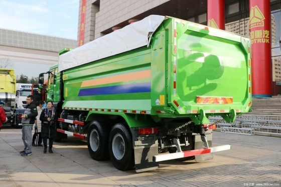 Camion pesante usato SITRAK G7H 6X4 Camion spazzatura con telecamera posteriore a 360° e sistema multimediale
