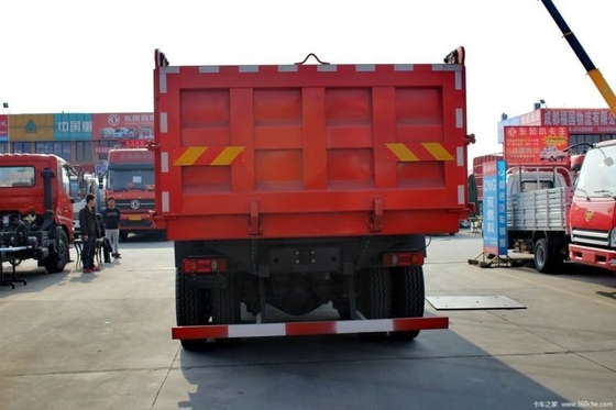 2010 Dongfeng Commercial Truck 280HP 8X4 7.6m Dump Truck con sedile del conducente sospensione a aria