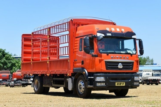 Sinotruk di seconda mano SITRAK G5 Medium Truck 240HP 4X2 6.8m Grid-Type Truck Accessibile