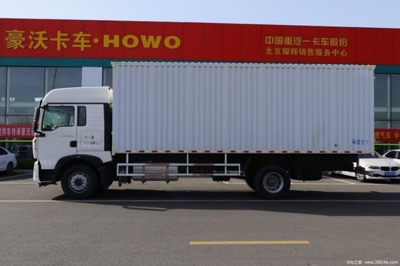 EURO 5 10 Numero di cambio in avanti Sinotruk HOWO T5G 280hp 4X2 7,92m Furgone furgone