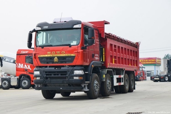 Autovetture di seconda mano professionali Sinotruk HOWO TX 430hp 8X4 6.8m Dump Trucks con ESC