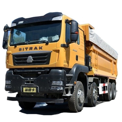 Boutique Usato Sinotruk SITRAK G7W 400hp 8X4 6.8m Camionetti di scarico con serbatoio di 6.2-8m