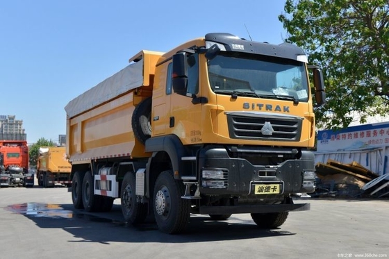 Boutique Usato Sinotruk SITRAK G7W 400hp 8X4 6.8m Camionetti di scarico con serbatoio di 6.2-8m