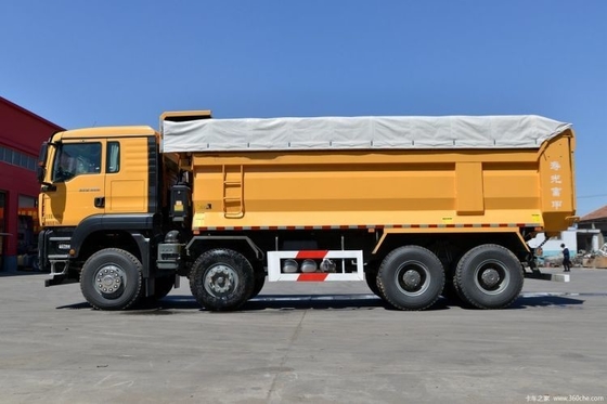 Boutique Usato Sinotruk SITRAK G7W 400hp 8X4 6.8m Camionetti di scarico con serbatoio di 6.2-8m