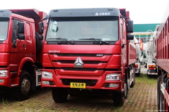 Sinotruk HOWO Camion pesante 380 CV 8X4 7,8m Camion spazzatura con sedile del conducente a sospensione pneumatica
