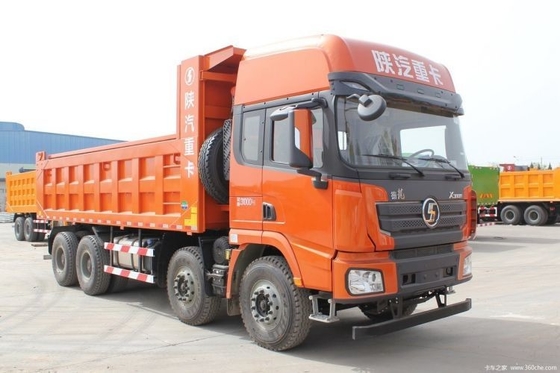 Shacman Cummins Delon X3000 385hp 8X4 Dump Trucks con serbatoio di carico Lunghezza di 6,2-8m