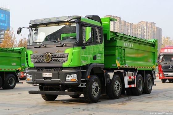 Shacman Delon X3000 400 CV 8X4 6 m Dump Truck per aria condizionata automatica e 12 pneumatici