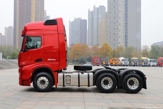 Shaanxi Auto X6000 560HP 6X4 testa del camion a trazione automatica con capacità del serbatoio ≥ 600L