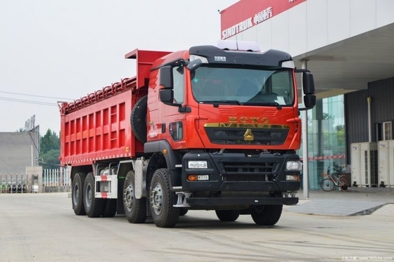 Fotocamera posteriore a 360° Sinotruk HOWO TX Camion pesante 430 CV 8X4 6.8m Camion spazzatura